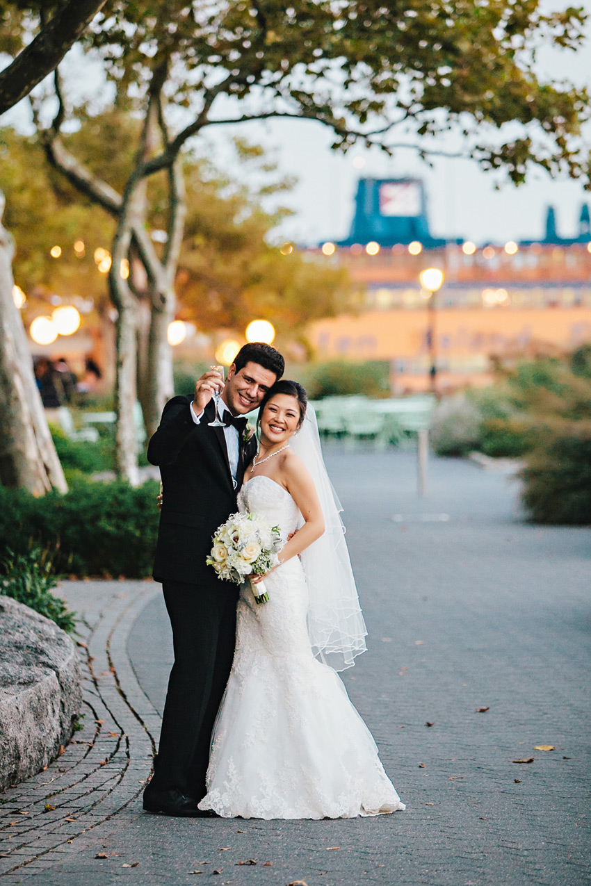 battery gardens nyc summer wedding amy and italo