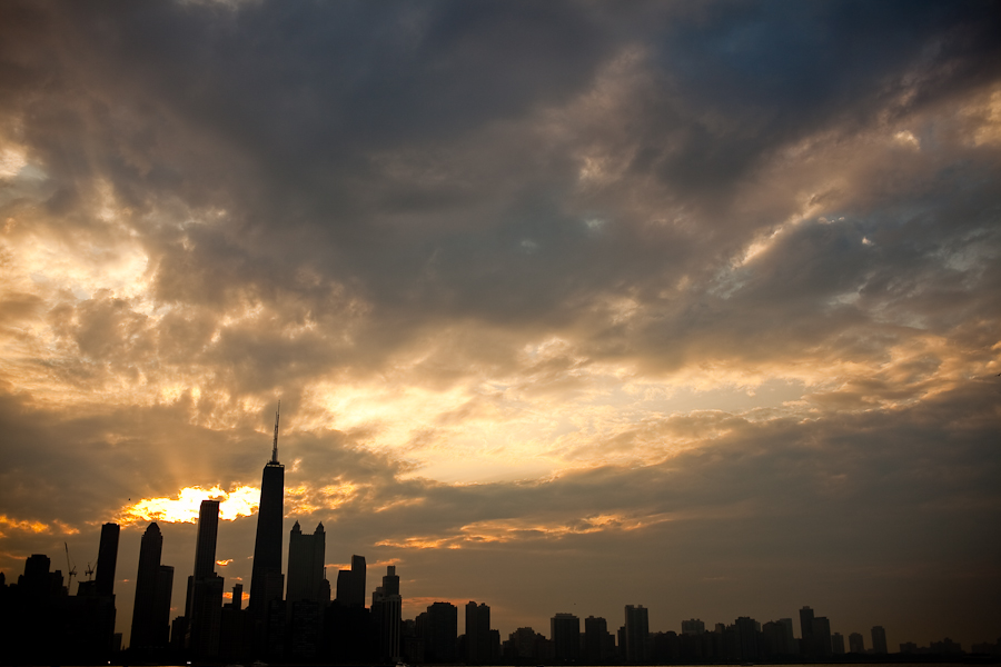 chicago_4 chicago wedding photographer, table 4 weddings photography, skyline, sunset, lake michigan,