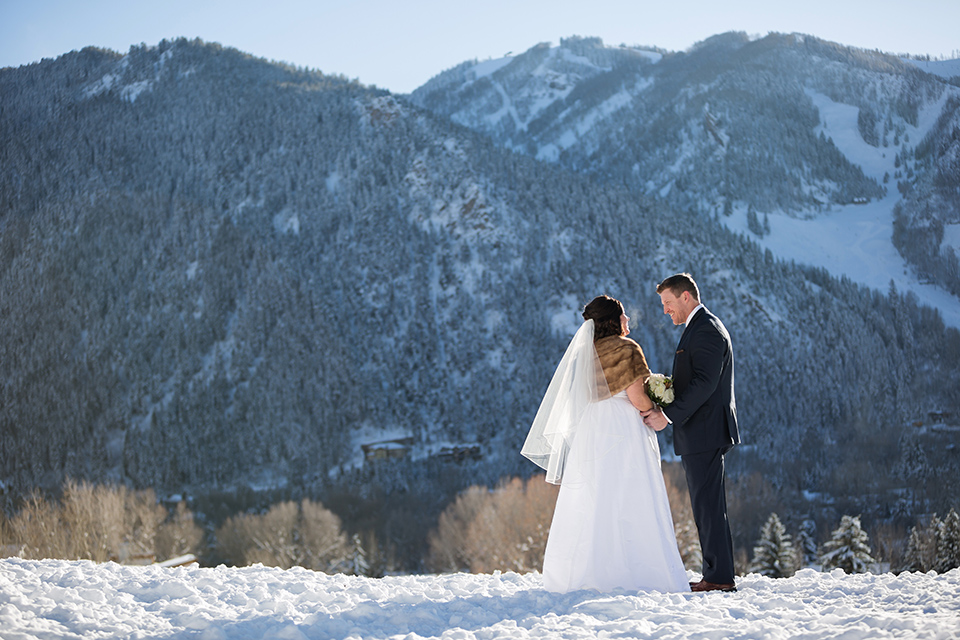 Lexie & Curtis wedding in Aspen Colorado, elopement in aspen, winter wedding by Jason Huang, Table4.