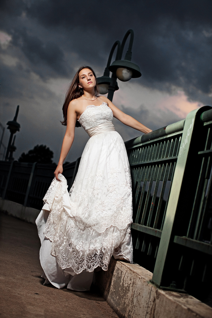 austin texas zilker park bridal portrait