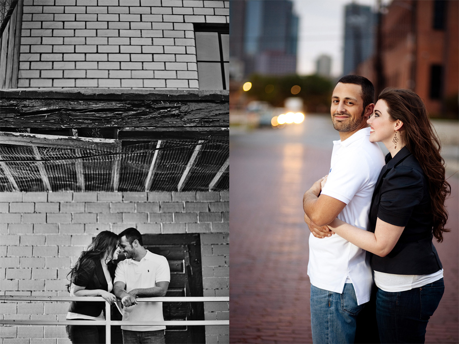 deep ellum engagement session images with table4 photography