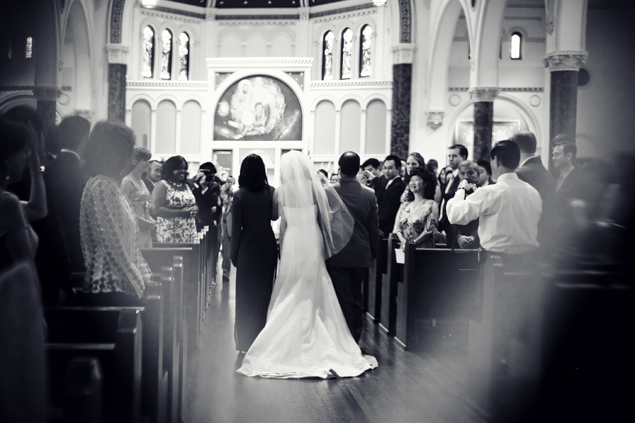 all saints catholic church wedding image, houston texas wedding image