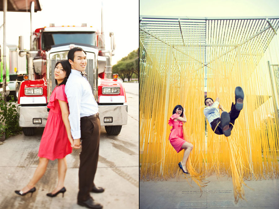 esther and jeff engagement session in austin texas, mueller austin engagement photos, university of texas at austin engagement photo