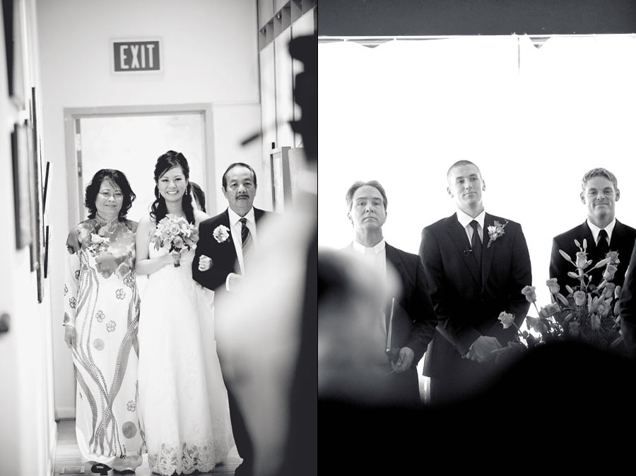 plano art centre wedding image