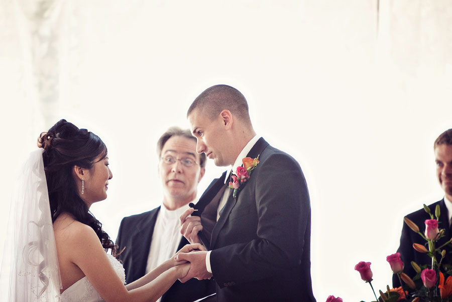 plano art centre wedding image