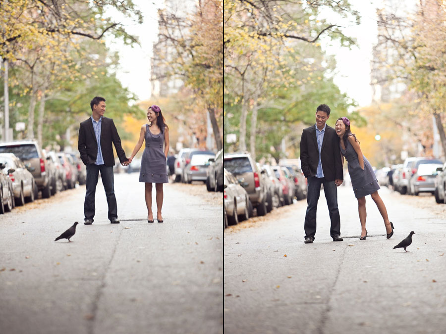 new york engagement photo