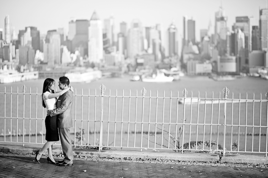 yuri and kee new york city new jersey engagement photos