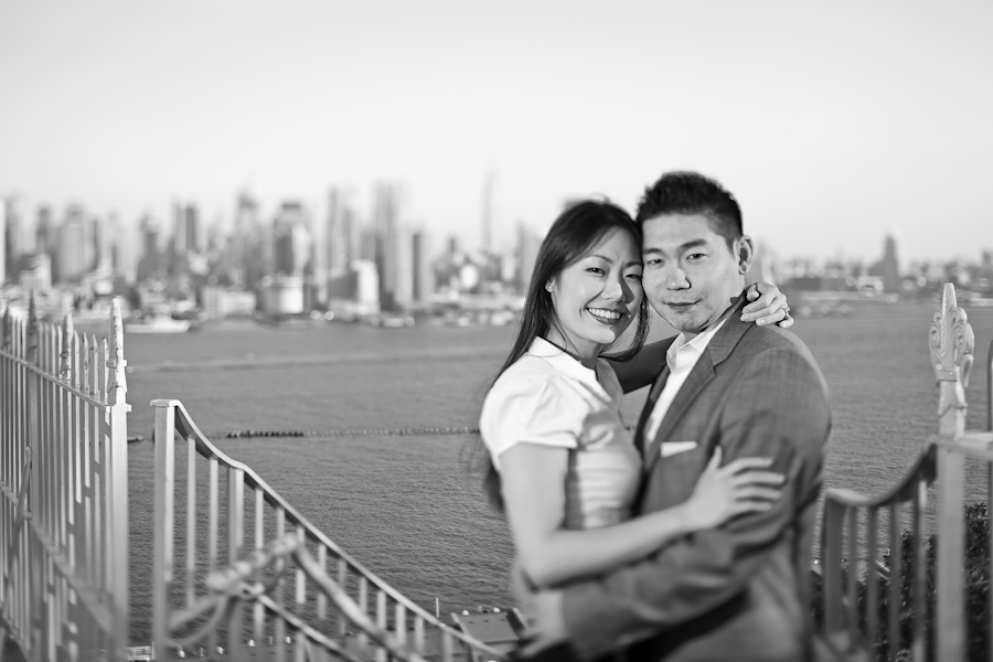yuri and kee new york city new jersey engagement photos
