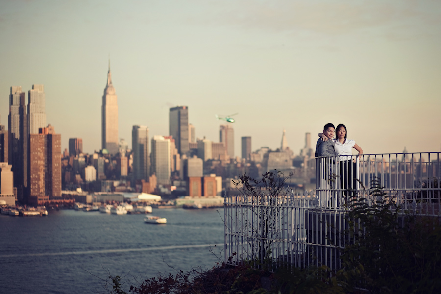 yuri and kee new york city new jersey engagement photos