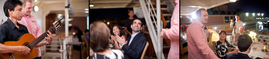 seadream yacht wedding photo