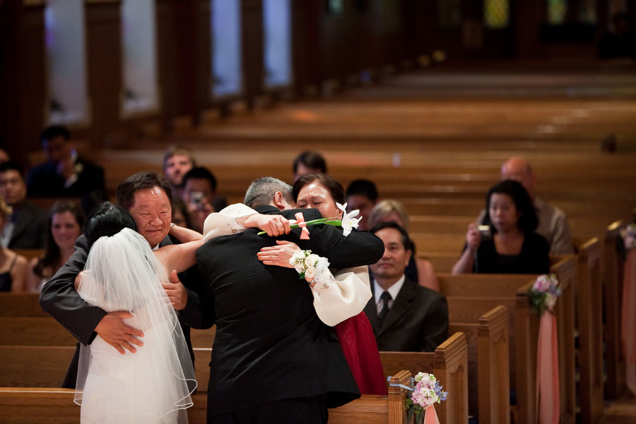 the village church wedding photo