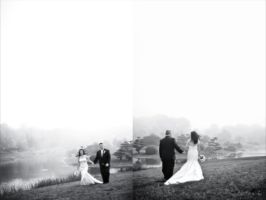 chicago botanic garden wedding photo