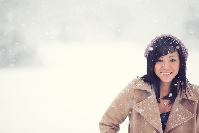 dallas snow day in february 2010 photos at white rock lake by jason huang of table4 weddings