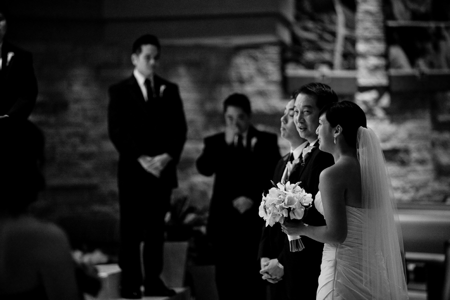 Simple Modern Wedding at Memorial Drive Presbyterian Church Houston Texas photographed by table4