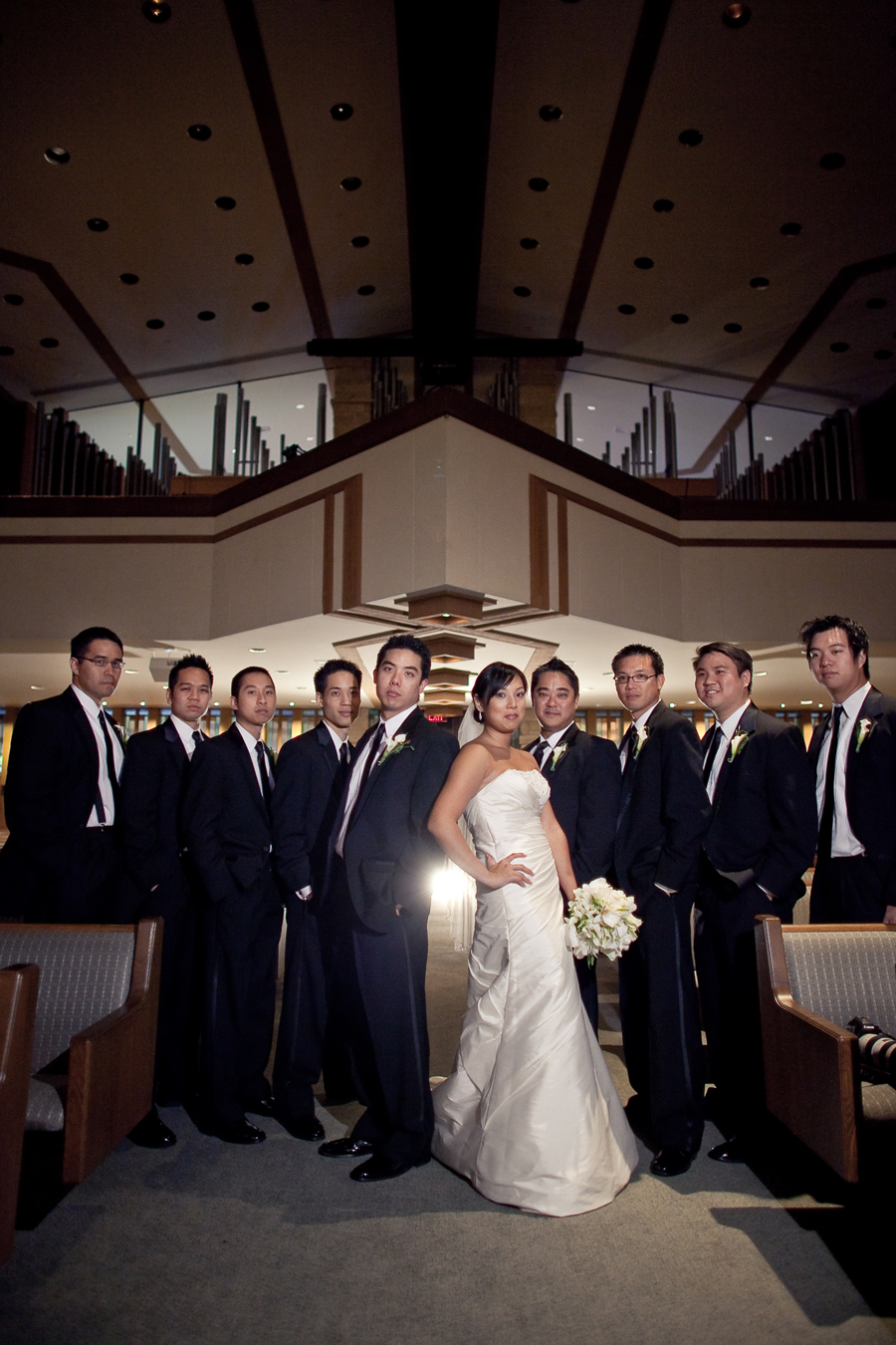 Simple Modern Wedding at Memorial Drive Presbyterian Church Houston Texas photographed by table4