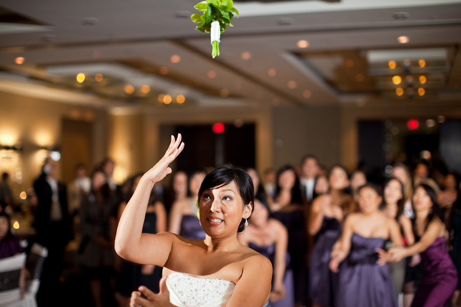 Simple Modern Wedding Reception at Hotel Derek Houston Texas photographed by table4