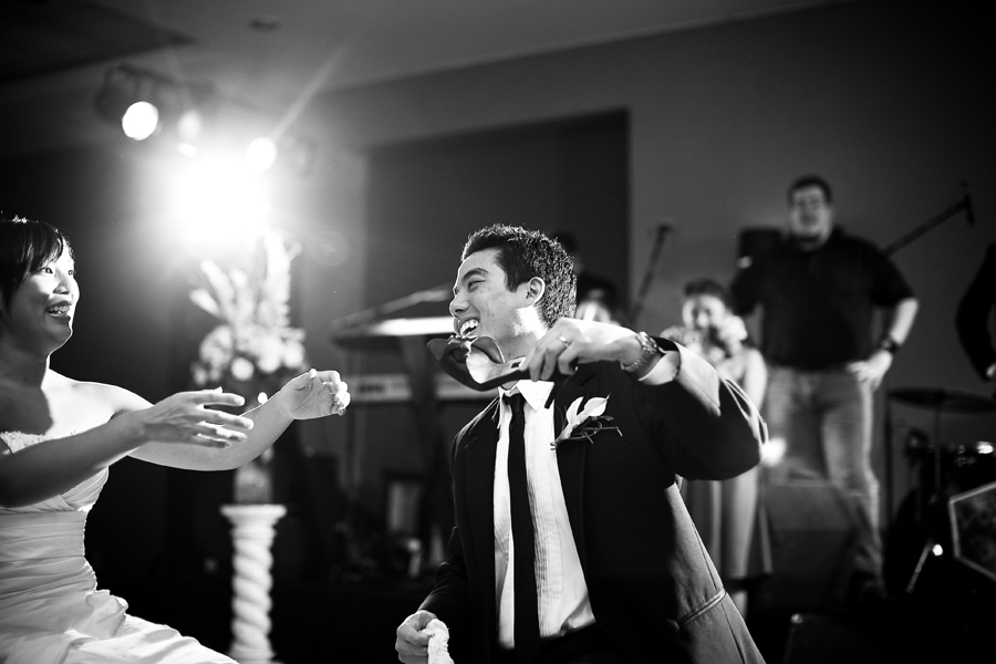 Simple Modern Wedding Reception at Hotel Derek Houston Texas photographed by table4