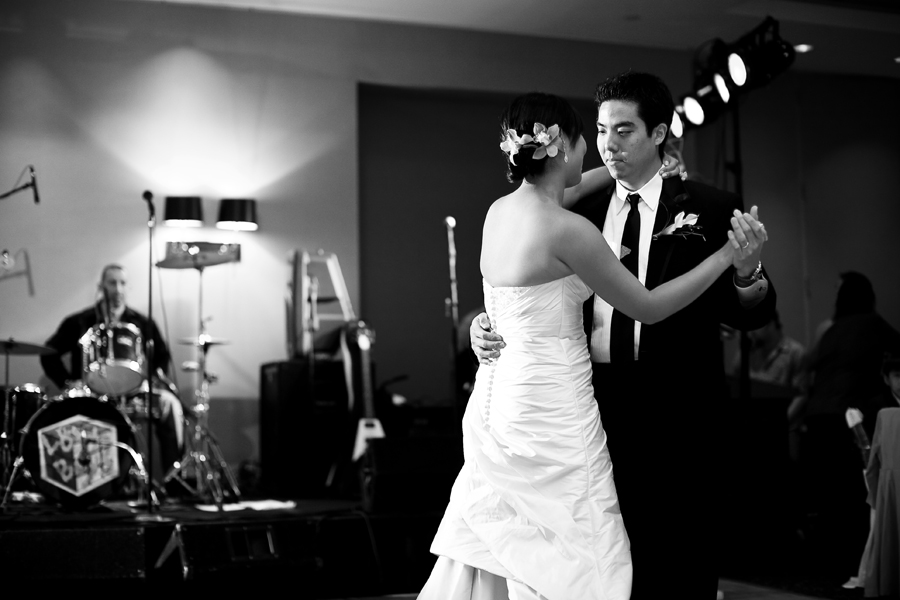 Simple Modern Wedding Reception at Hotel Derek Houston Texas photographed by table4