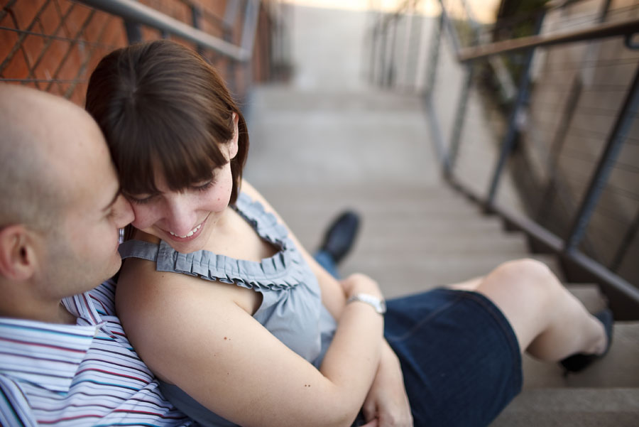 fun, sexy engagement photos in downtown dallas by dallas wedding photographer table4 weddings