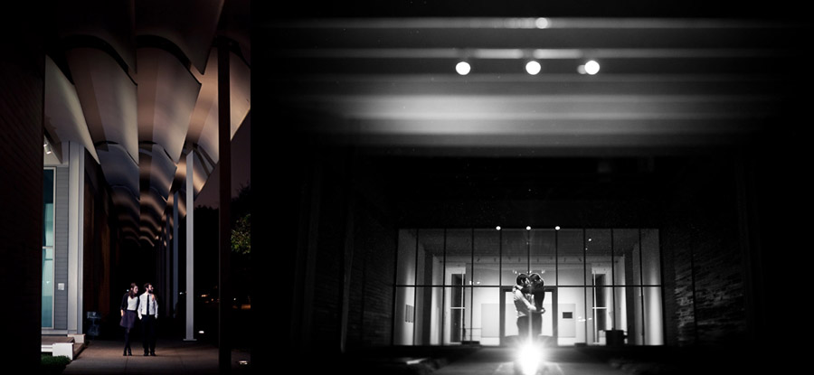 fun, chic engagement photos at the art museum houston by dallas wedding photographer table4