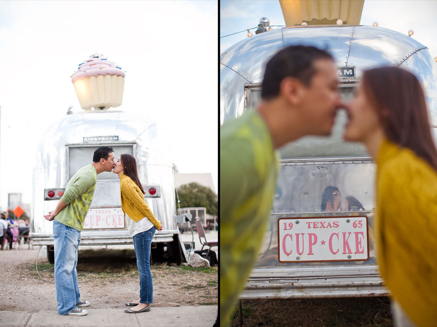 fun, funky engagement photos in austin on south congress by austin wedding photographer table4 weddings