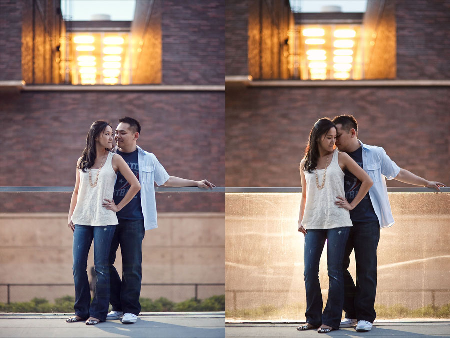 chic modern creative engagement session in downtown dallas by dallas wedding photographer table4 weddings