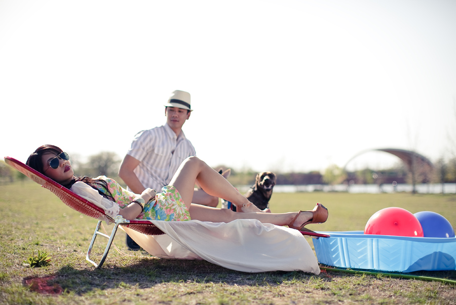 chic fun modern engagement session in austin texas by dallas wedding photographer table4