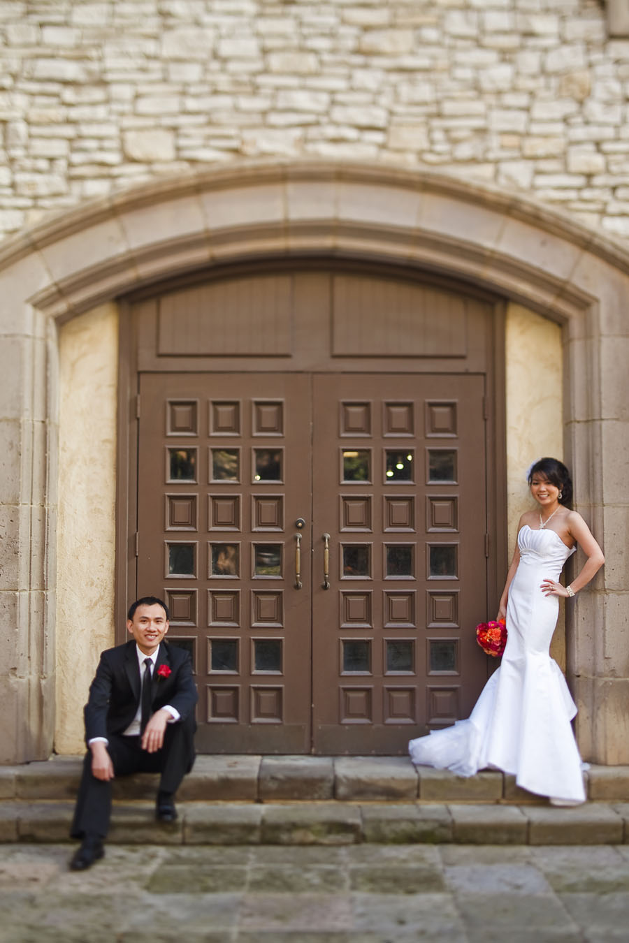 day after bridal portrait session at las colinas canals by dallas wedding photographer table4