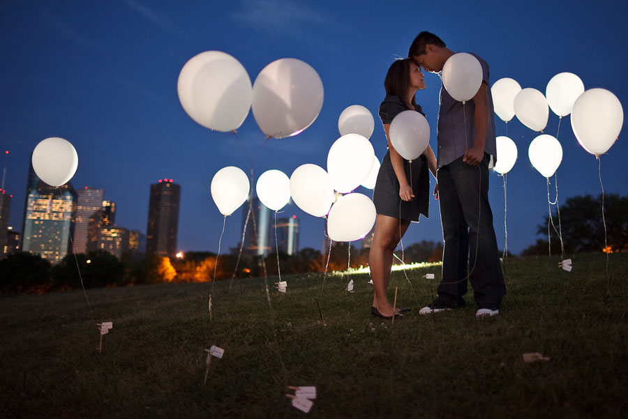 fun creative engagement session with balloons by dallas wedding photographer table4