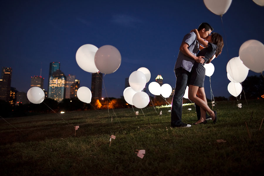 fun creative engagement session with balloons by dallas wedding photographer table4