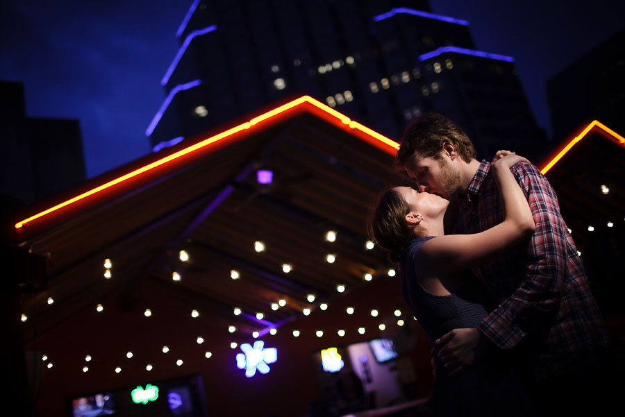downtown austin engagement photography by austin wedding photographer table4
