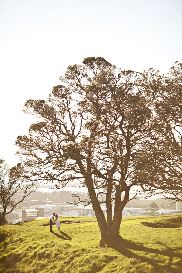 mount eden, auckland engagement photo