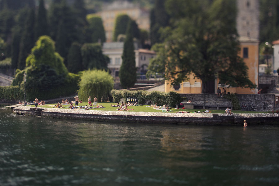 lake como italy beach