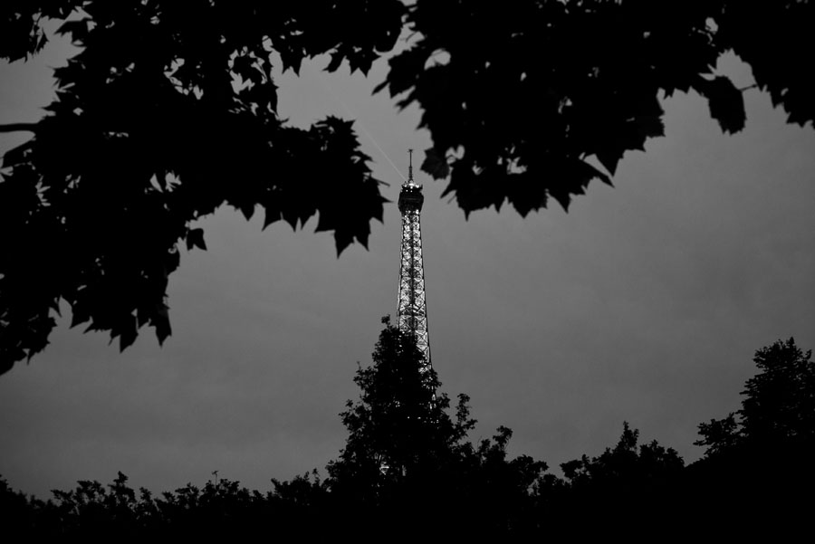 eiffel tower at night