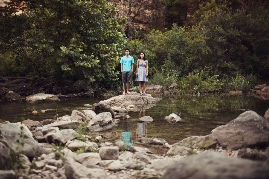 austin greenbelt engagement photos, whole food engagement session