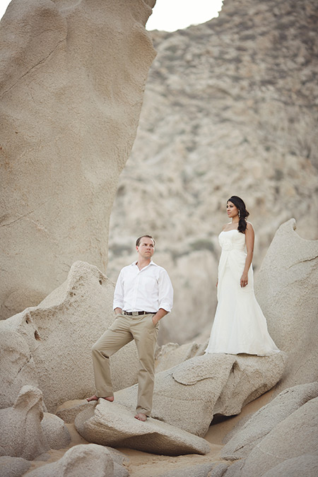 lovers beach cabo san lucas wedding images