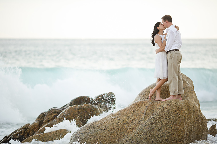 lovers beach cabo san lucas wedding images