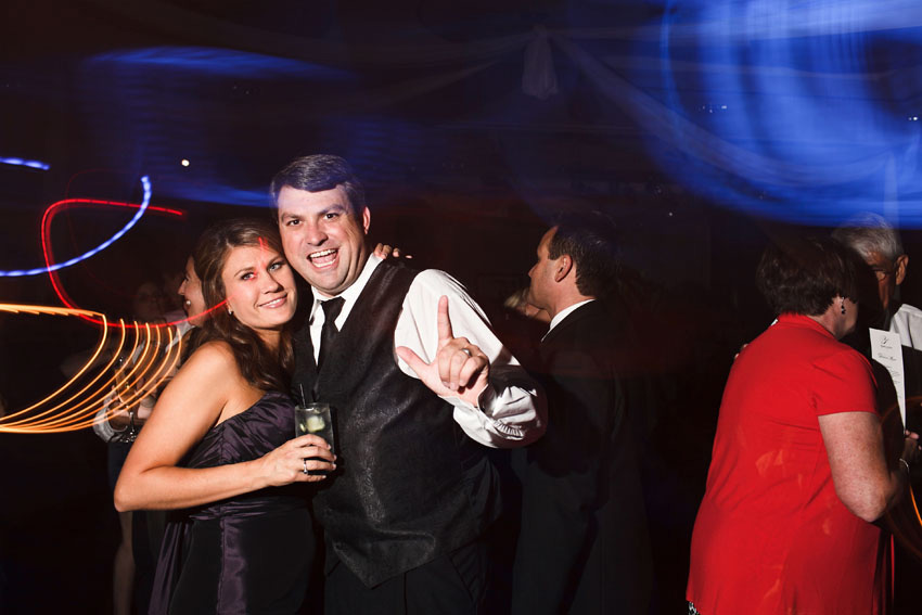 modern fun wedding reception photo at tower club dallas by wedding photographer table4