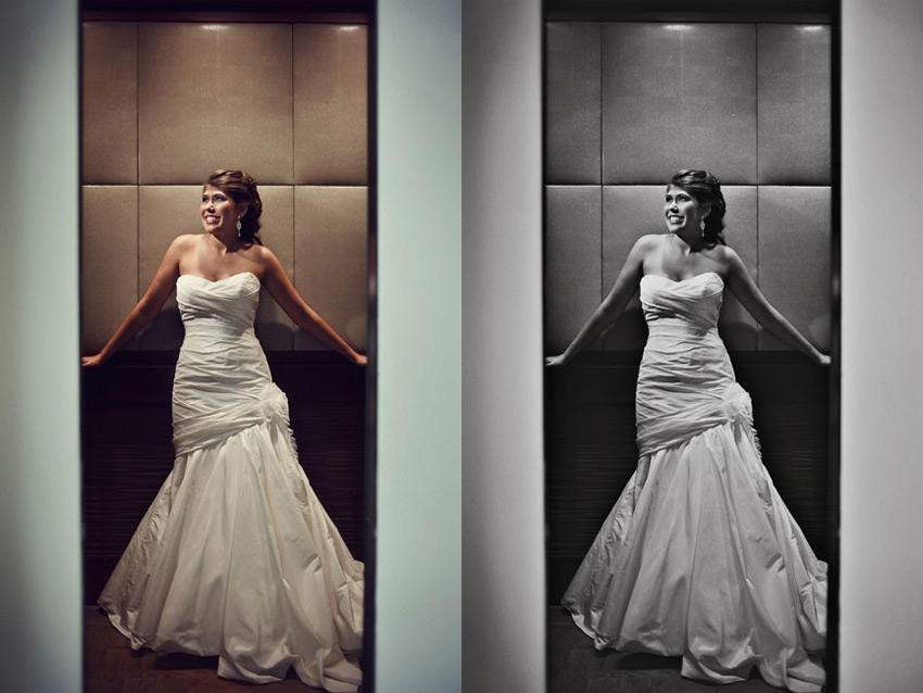 fresh, modern bridal portraits at luxurious dallas hotel palomar by table4 photography