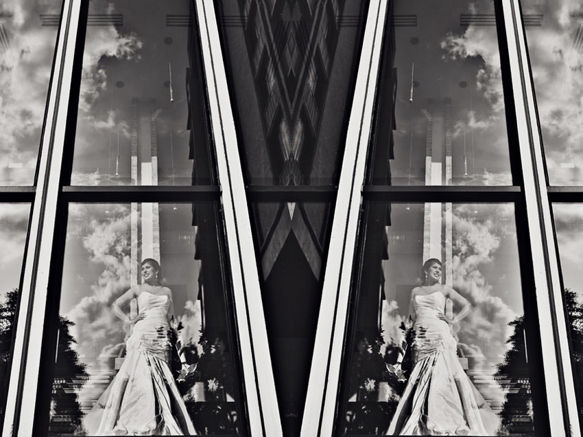 fresh, modern bridal portraits at luxurious dallas hotel palomar by table4 photography