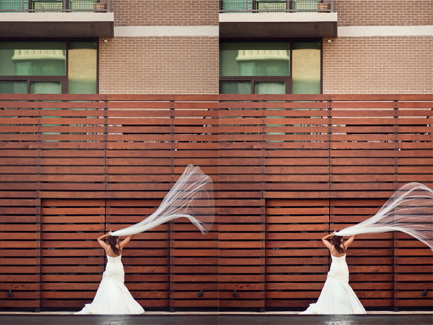 fresh, modern bridal portraits at luxurious dallas hotel palomar by table4 photography