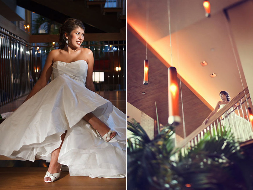 fresh, modern bridal portraits at luxurious dallas hotel palomar by table4 photography