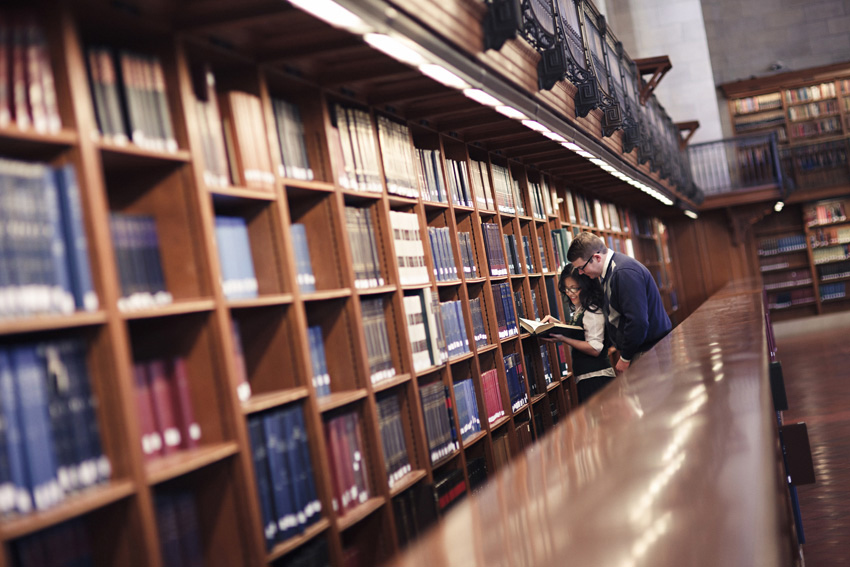 new york public library engagement session