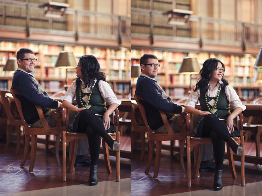 new york public library engagement session by destination engagement photographer table4