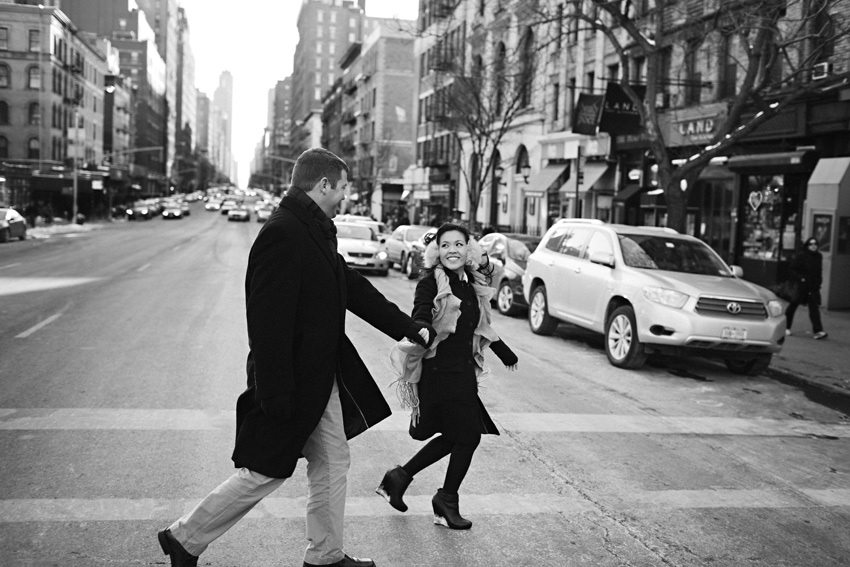 new york city destination engagement photograph