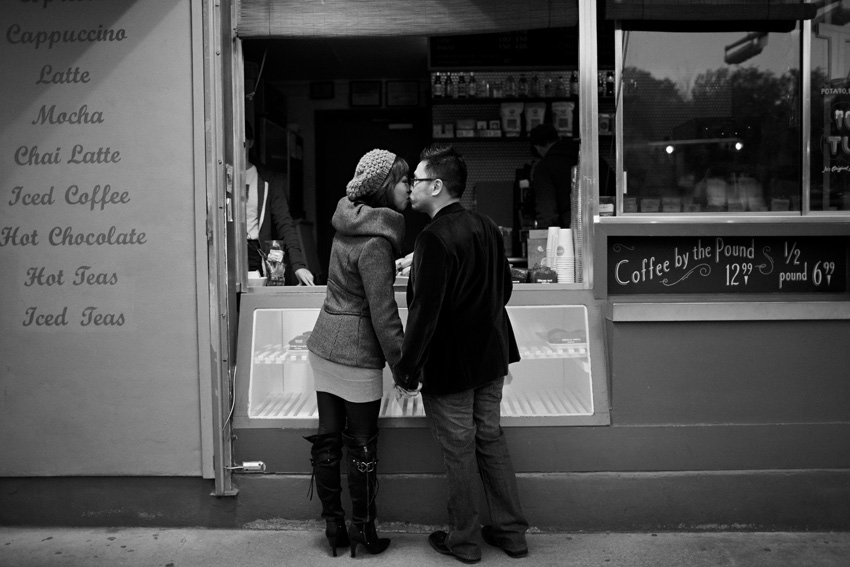 jo's coffee austin engagement photography