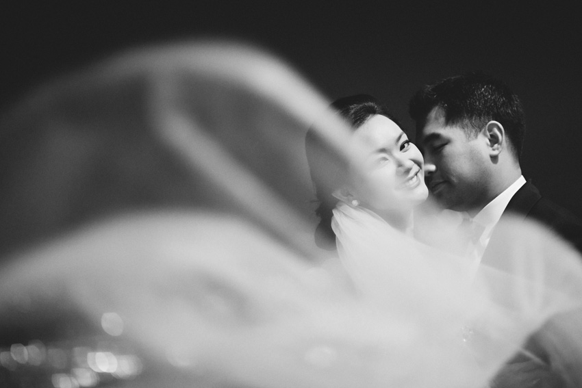 griffith observatory wedding photo