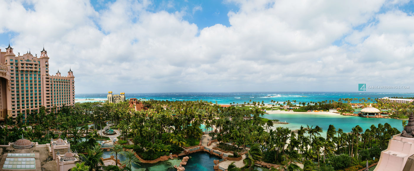 atlantis bahamas beach wedding during hurricane sandy