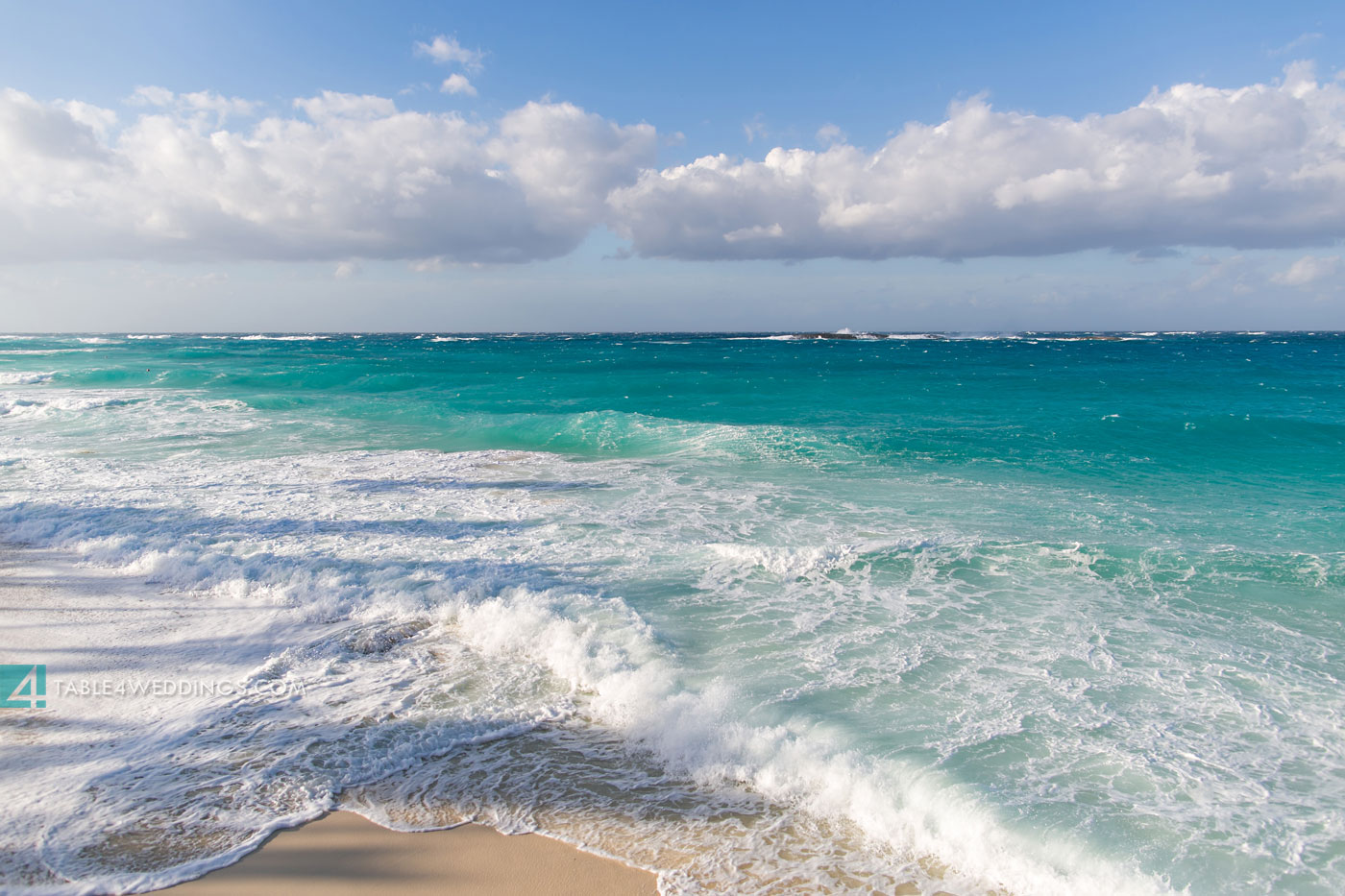 atlantis bahamas beach wedding during hurricane sandy