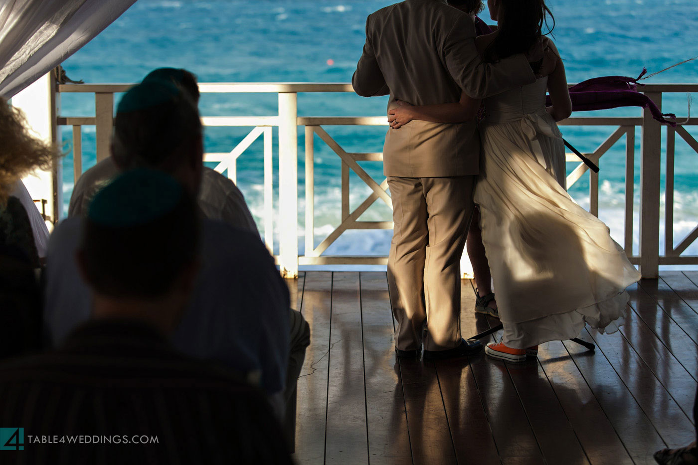 atlantis bahamas beach wedding during hurricane sandy